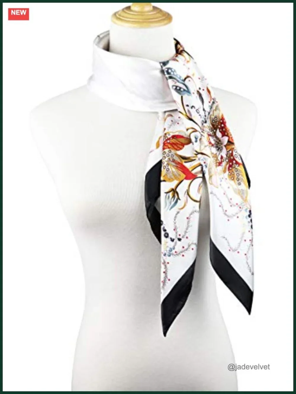 Satin Head Scarf for Women 35x35 Silk Feel Hair Wrap Bandana